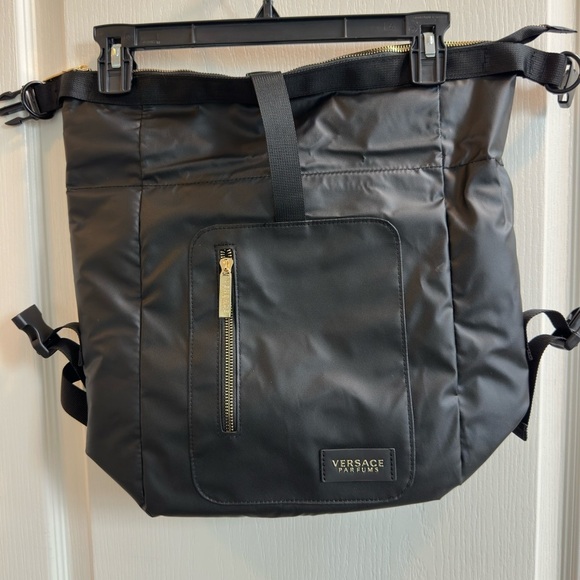 Versace Parfums Two-Way Backpack / Messenger Bag – Black – Limited Edition – GWP main image 6